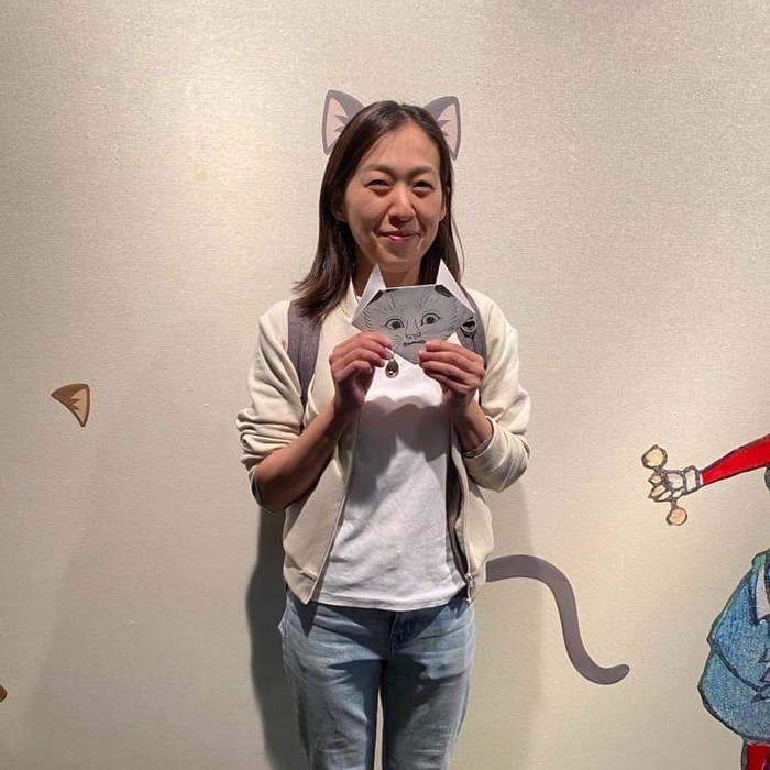 丸山 晃子 さんの、舞台を降りたときの一枚
